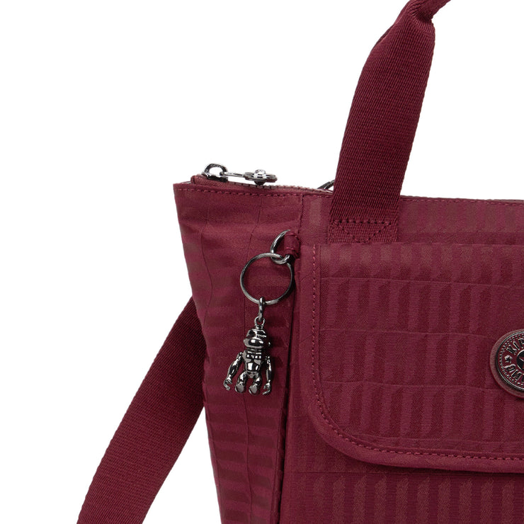 KIPLING Medium lunchbag (with removable shoulderstrap) Female Maroon Tile Jq Awakea I8630-9HX