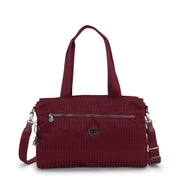 KIPLING Small working bag (with removable shoulderstrap) Female Maroon Tile Jq Elysia Work S I8795-9HX