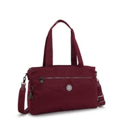 KIPLING Small working bag (with removable shoulderstrap) Female Maroon Tile Jq Elysia Work S I8795-9HX