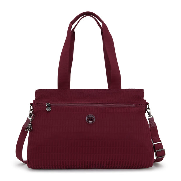 KIPLING Working bag (with removable shoulderstrap) Female Maroon Tile Jq Elysia Work I8829-9HX