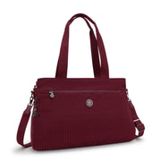 KIPLING Working bag (with removable shoulderstrap) Female Maroon Tile Jq Elysia Work I8829-9HX