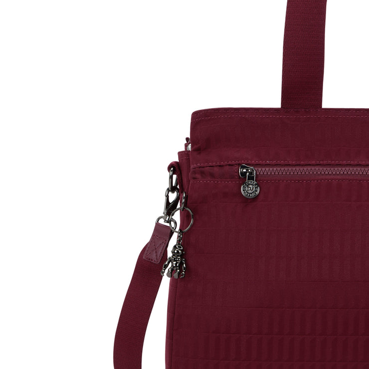 KIPLING Working bag (with removable shoulderstrap) Female Maroon Tile Jq Elysia Work I8829-9HX