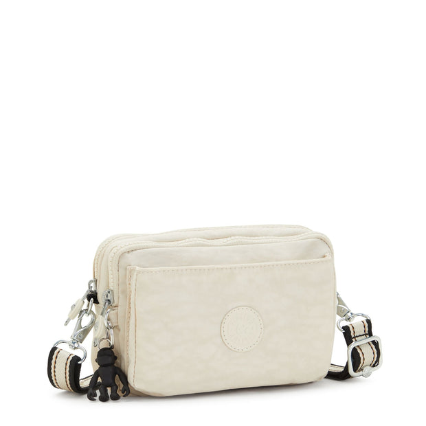 KIPLING Small crossbody convertible to waistbag (with removable straps) Female Light Sand Abanu Multi