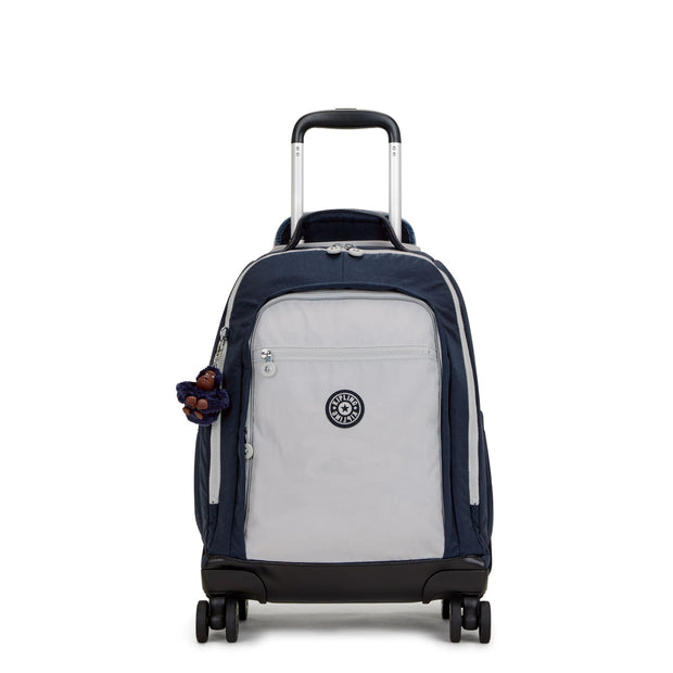 KIPLING Large wheeled backpack (with laptop protection) Unisex True Blue Grey New Zea