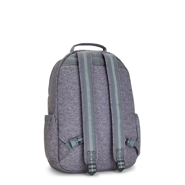 Kipling Large Backpack With Padded Laptop Compartment Unisex Almost Jersey Combo Seoul