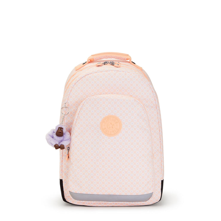 KIPLING Large backpack with laptop protection Female Girly Tile Prt Class Room