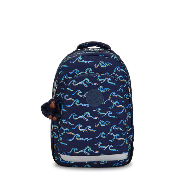 KIPLING Large backpack with laptop protection Unisex Fun Ocean Print Class Room