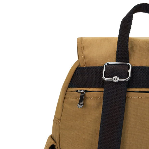 Kipling-City Pack S-Small Backpack-Warm Beige Combo-15635-Kz6