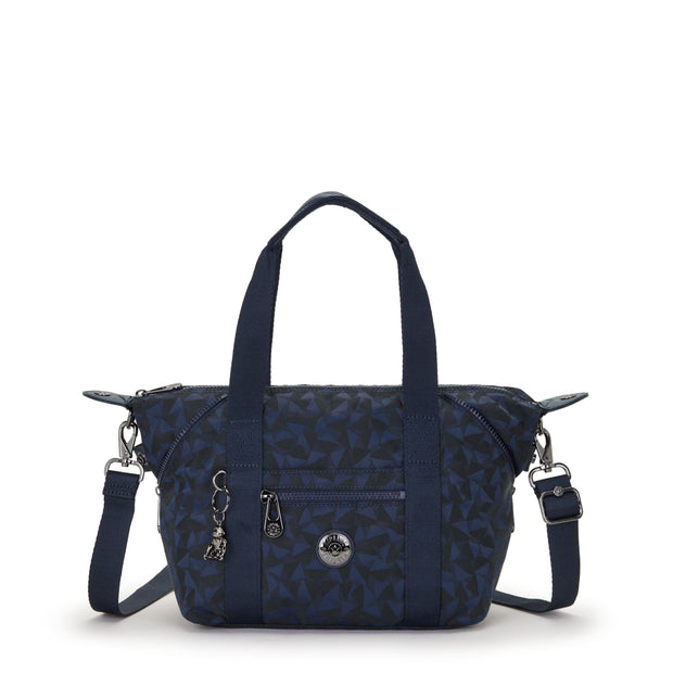 KIPLING-Art Mini-Small Handbag (With Removable Shoulderstrap)-Endless Navy Jacquard-I3468-3QA