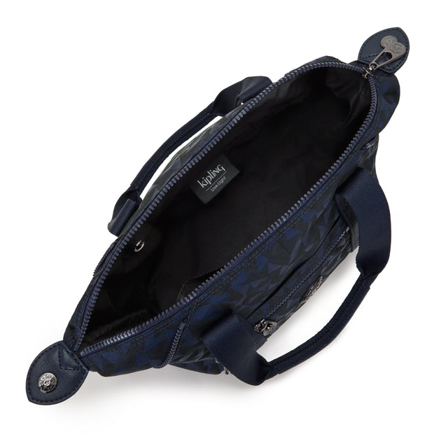 Kipling-Art Mini-Small Handbag (With Removable Shoulderstrap)-Endless Navy Jacquard-I3468-3Qa