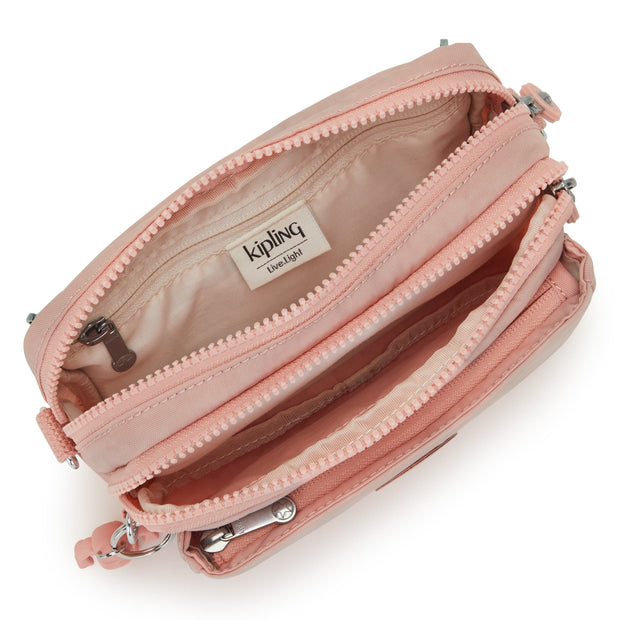 Kipling-Abanu Multi-Small Crossbody Convertible To Waistbag (With Removable Straps)-Tender Rose-I3795-D8E