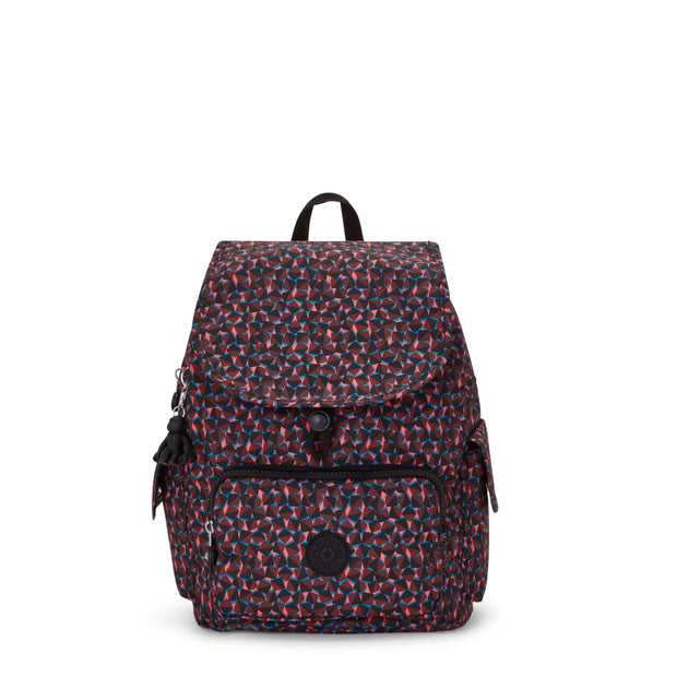 KIPLING-City Pack S-Small Backpack-Happy Squares-I4581-B3X