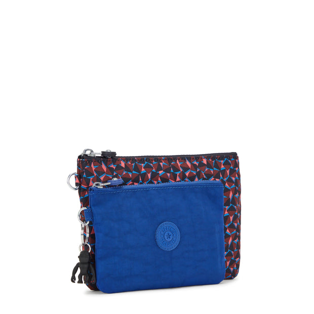 Kipling-Duo Pouch-2 Pouches-Happy Squares-I6033-B3X