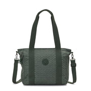 KIPLING-Asseni S-Small Tote (With Removable Shoulderstrap)-Sign Green Embosse-I6232-F6C