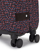 Kipling-Spontaneous S-Small Cabin Size Wheeled Luggage-Happy Squares-I7211-B3X