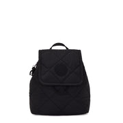 KIPLING-Adino-Small Backpack-Cosmic Black Quilt-I7510-95R