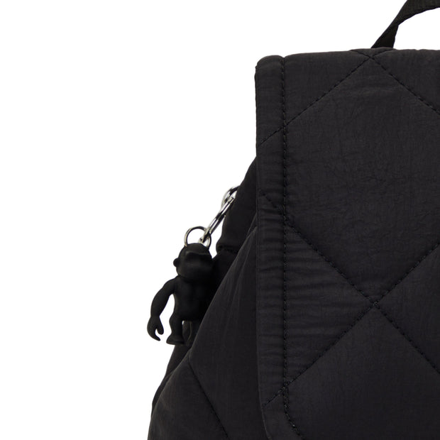 Kipling-Adino-Small Backpack-Cosmic Black Quilt-I7510-95R