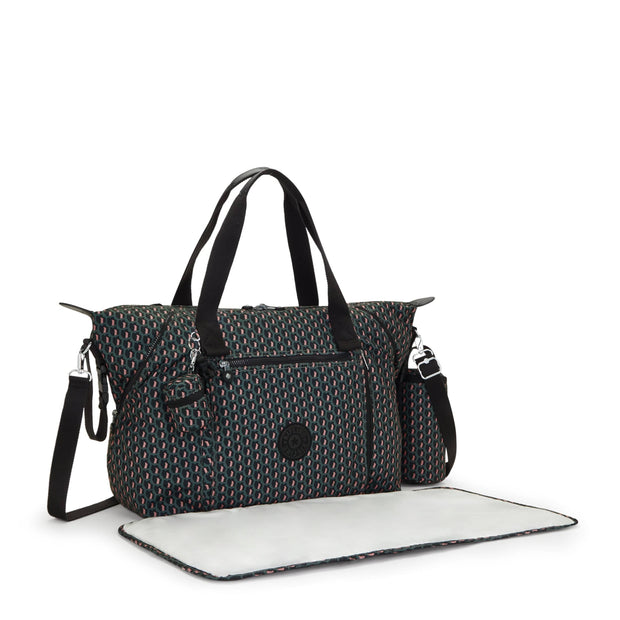 Kipling-Art M Baby Bag-Large Babybag (With Changing Mat)-3D K Pink-I7666-E1A